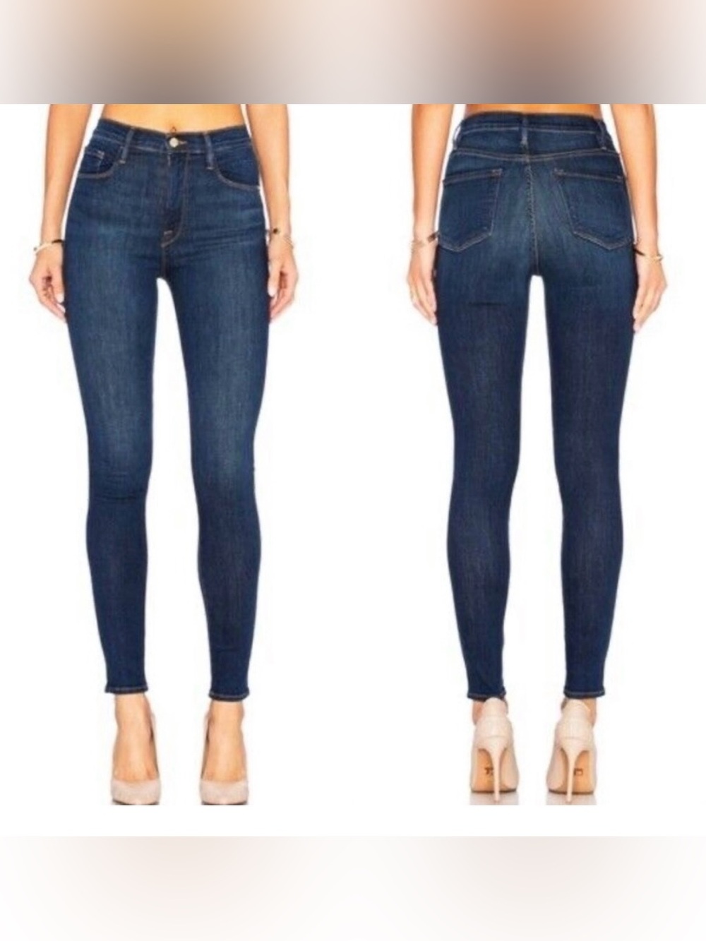 Frame Ali High Rise Skinny
Cropped Cigarette Jeans 26